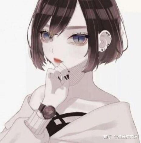 动漫短发女生的力量与自信绽放，短发中的独特魅力